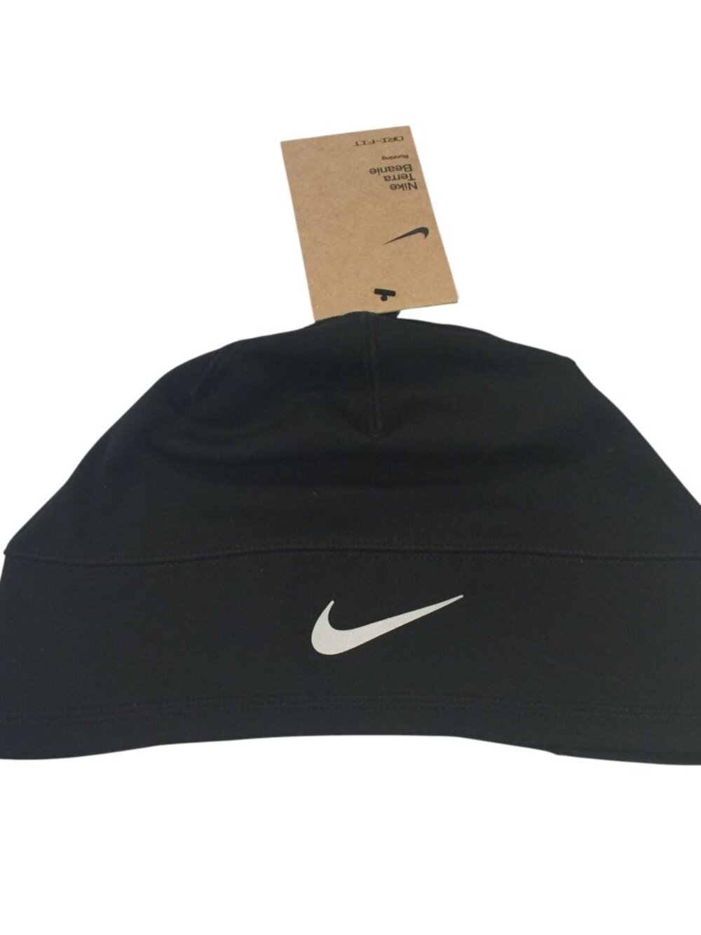 Nike Terra Running Black Beanie Unisex OSFM Dri-Fit